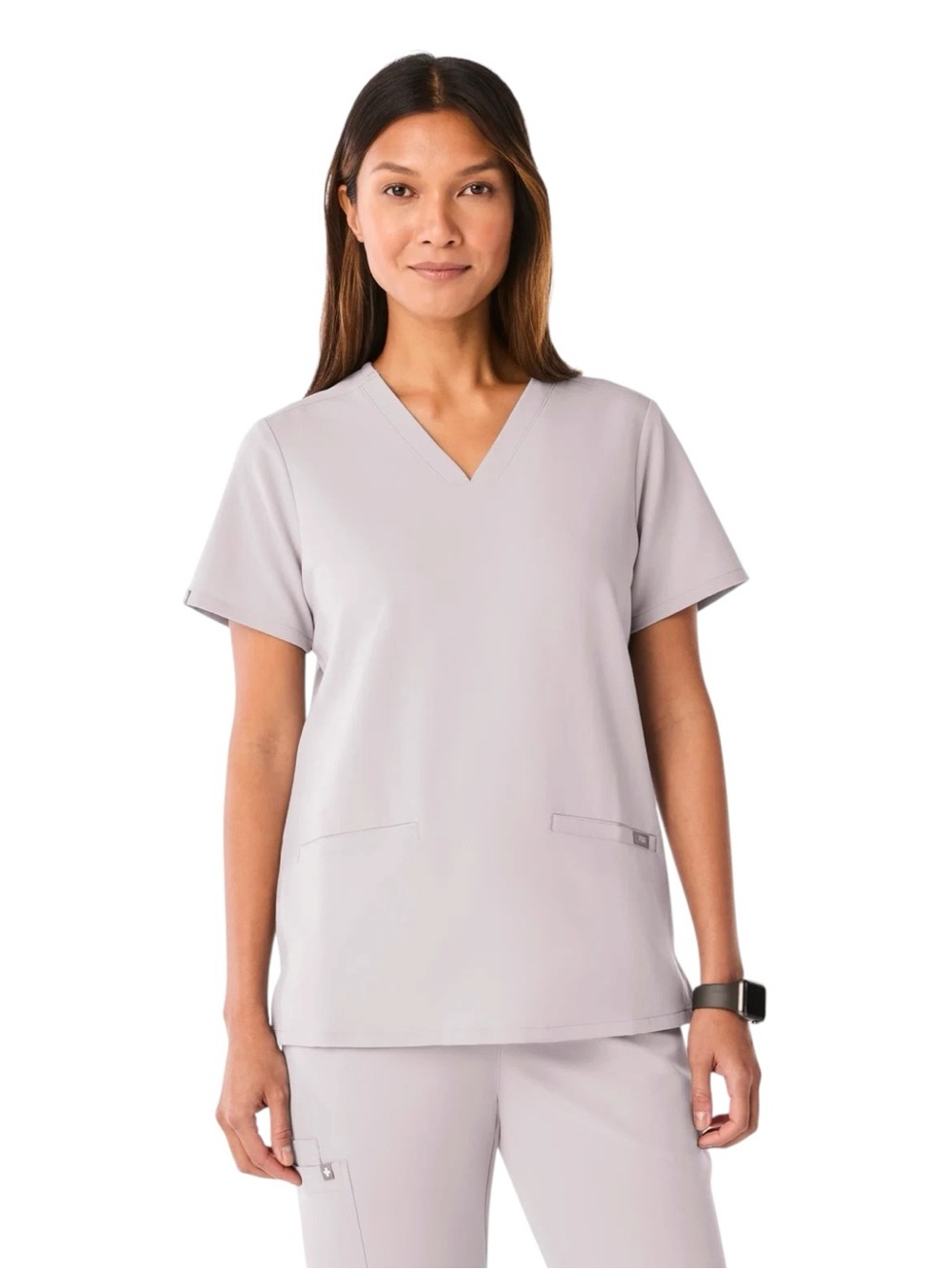 FIGS Casma Scrub Top Slate Beige Women’s XXL NWOT